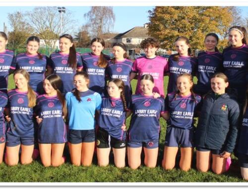 Healy sisters make sure girls U17 Soccer team beat Creagh College Gorey in South Leinster league quarter final in a thriller.